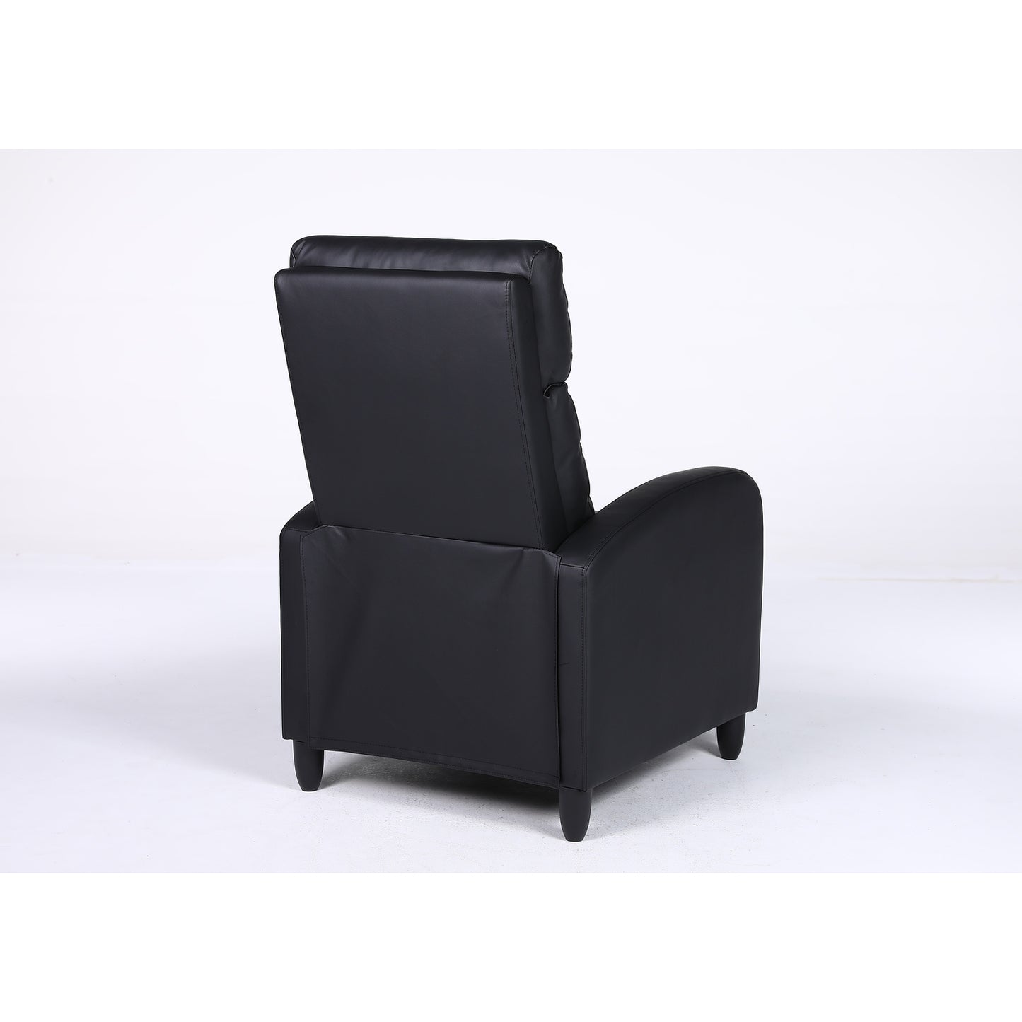 Πολυθρόνα Ανακλινόμενη ArteLibre ATRIA Μαύρο PU 67.5x90x104cm - Hippiehome.gr