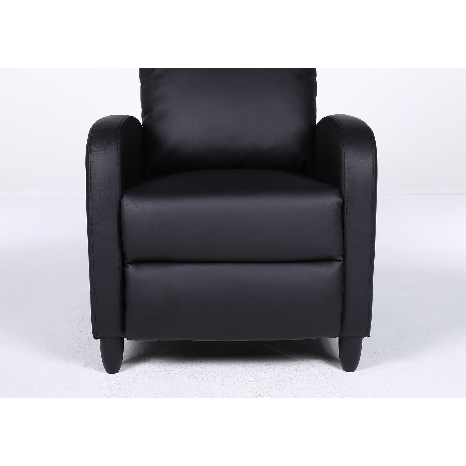 Πολυθρόνα Ανακλινόμενη ArteLibre ATRIA Μαύρο PU 67.5x90x104cm - Hippiehome.gr