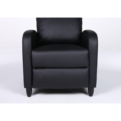 Πολυθρόνα Ανακλινόμενη ArteLibre ATRIA Μαύρο PU 67.5x90x104cm - Hippiehome.gr