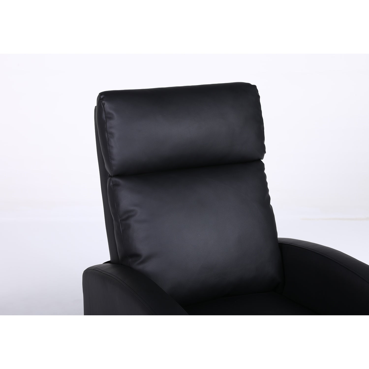 Πολυθρόνα Ανακλινόμενη ArteLibre ATRIA Μαύρο PU 67.5x90x104cm - Hippiehome.gr
