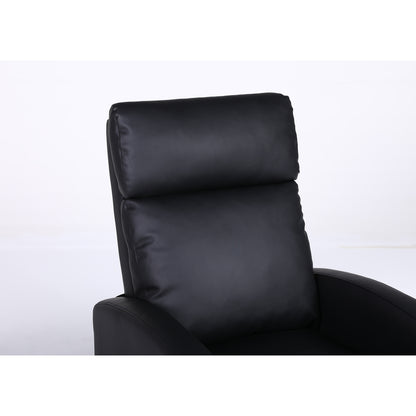 Πολυθρόνα Ανακλινόμενη ArteLibre ATRIA Μαύρο PU 67.5x90x104cm - Hippiehome.gr