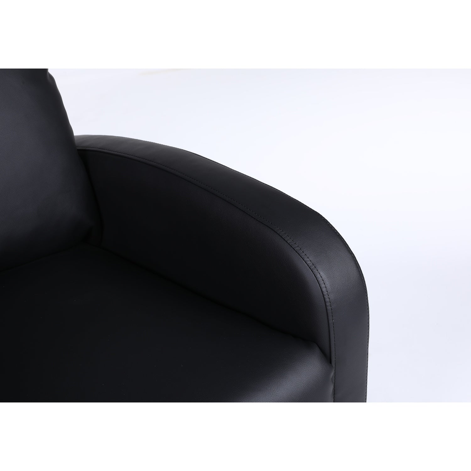 Πολυθρόνα Ανακλινόμενη ArteLibre ATRIA Μαύρο PU 67.5x90x104cm - Hippiehome.gr