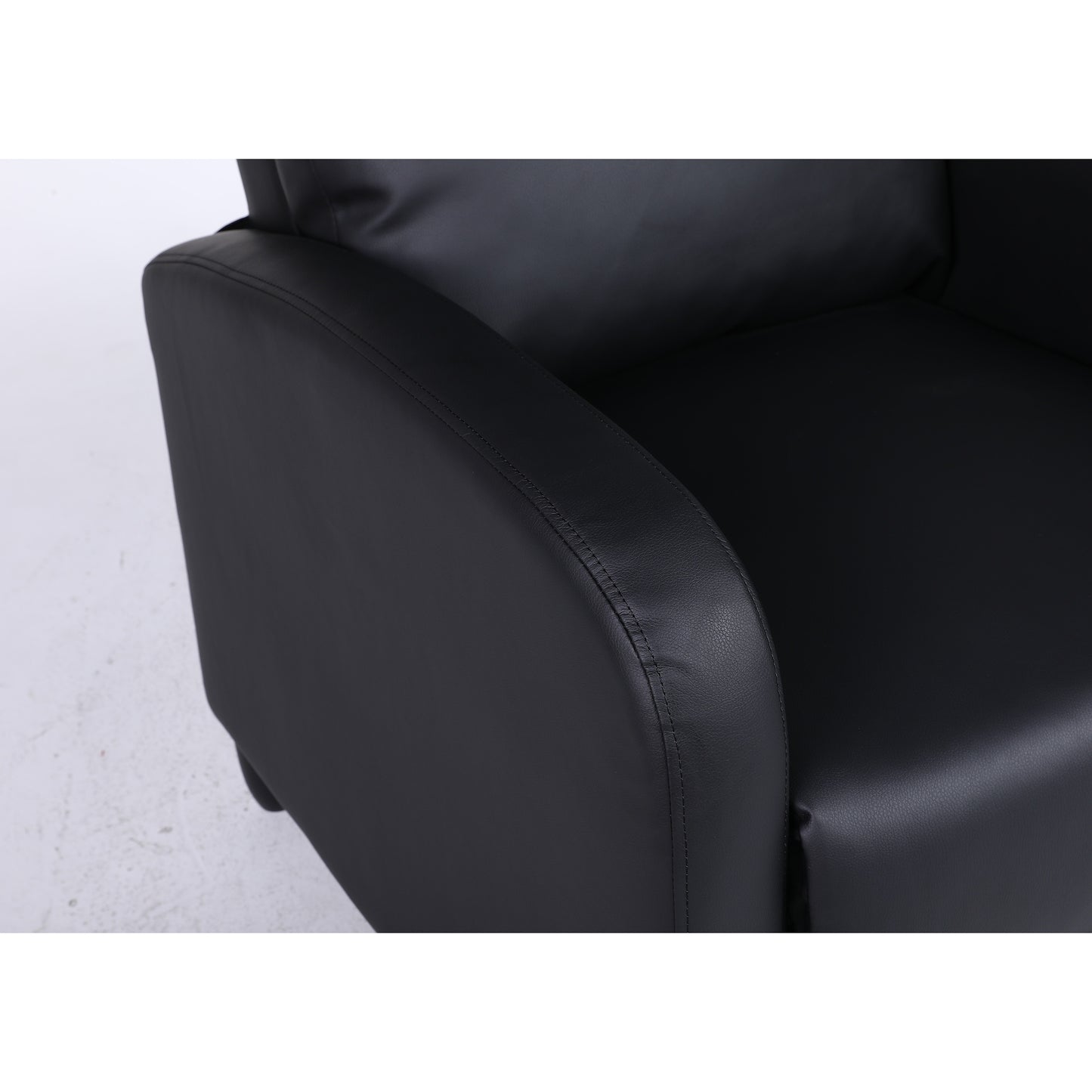 Πολυθρόνα Ανακλινόμενη ArteLibre ATRIA Μαύρο PU 67.5x90x104cm - Hippiehome.gr