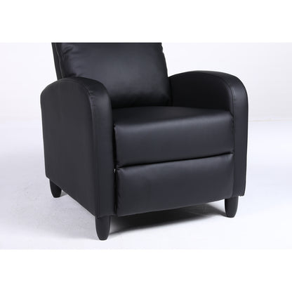 Πολυθρόνα Ανακλινόμενη ArteLibre ATRIA Μαύρο PU 67.5x90x104cm - Hippiehome.gr