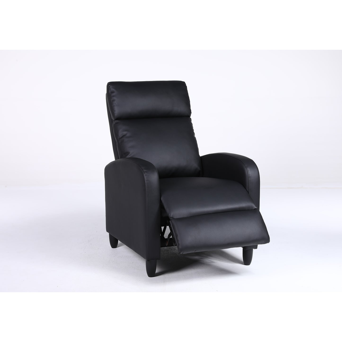 Πολυθρόνα Ανακλινόμενη ArteLibre ATRIA Μαύρο PU 67.5x90x104cm - Hippiehome.gr