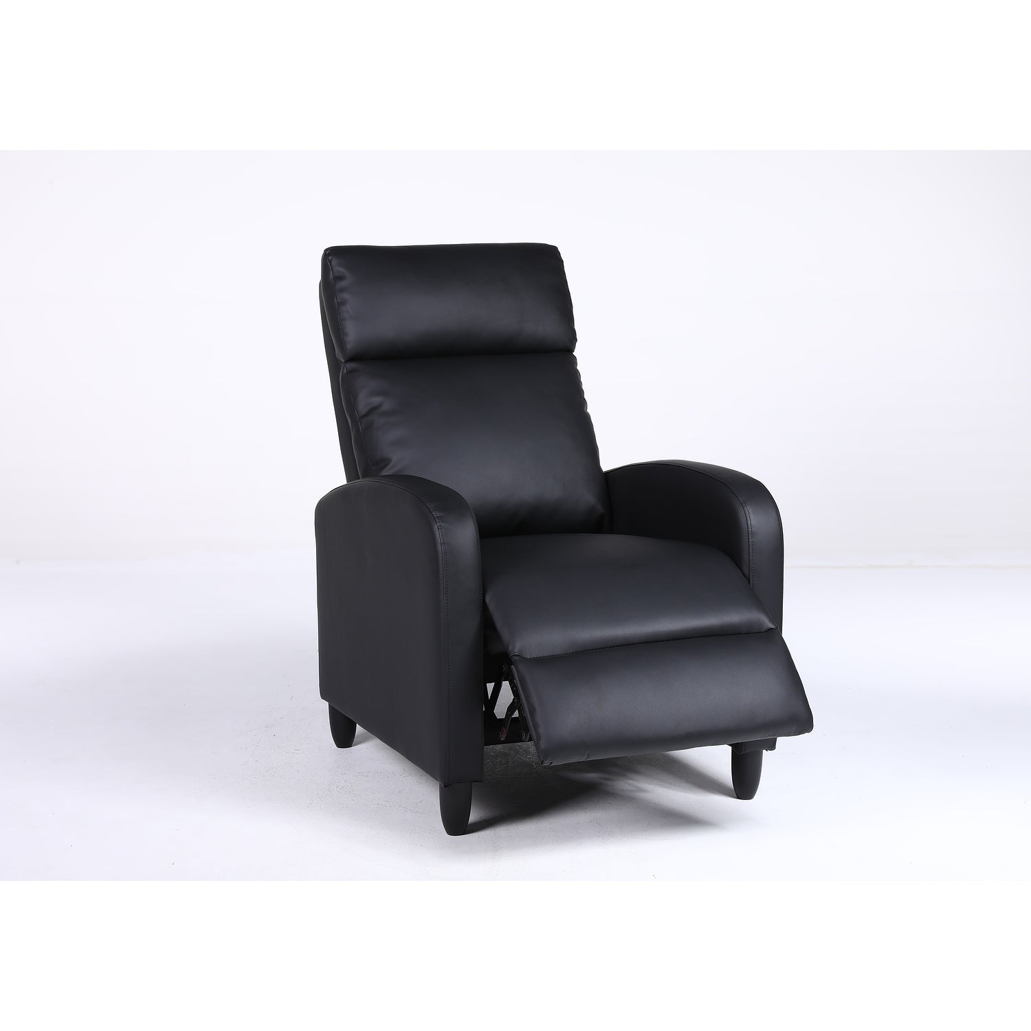 Πολυθρόνα Ανακλινόμενη ArteLibre ATRIA Μαύρο PU 67.5x90x104cm - Hippiehome.gr