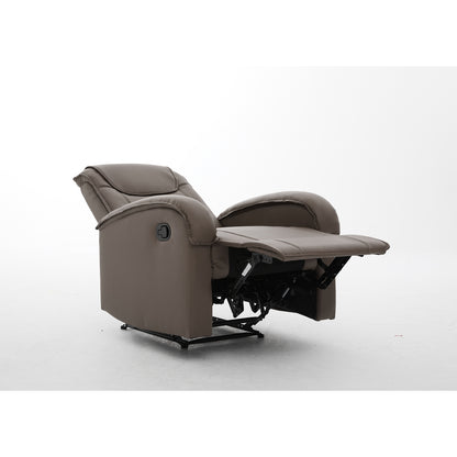 Πολυθρόνα Ανακλινόμενη ArteLibre CELAENO Καφέ PU 80x96x97cm - Hippiehome.gr