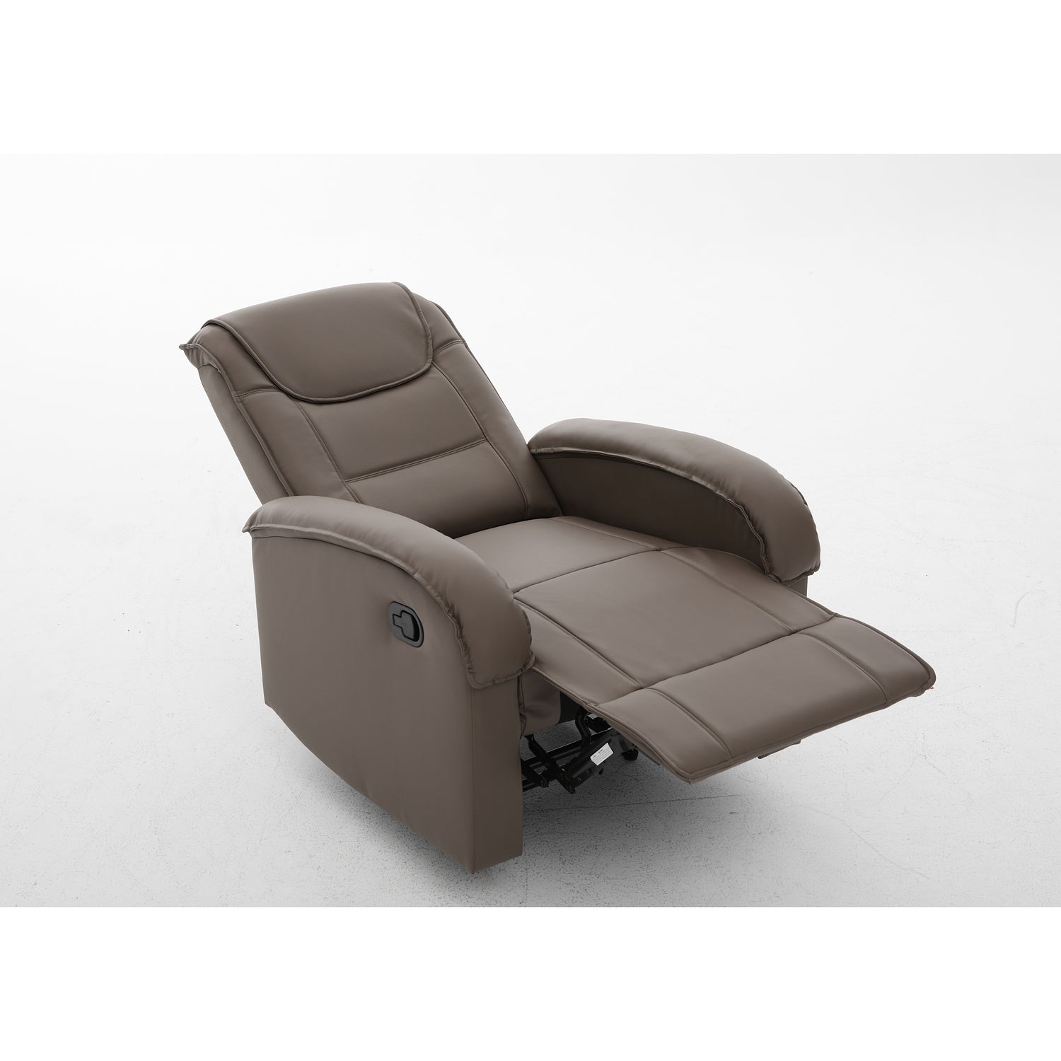 Πολυθρόνα Ανακλινόμενη ArteLibre CELAENO Καφέ PU 80x96x97cm - Hippiehome.gr