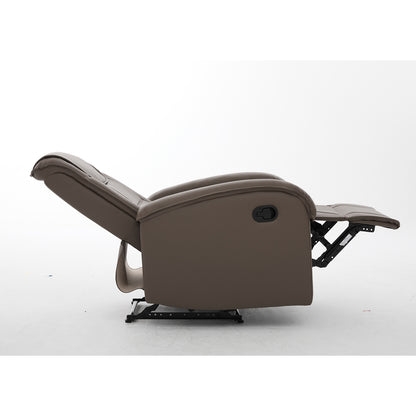 Πολυθρόνα Ανακλινόμενη ArteLibre CELAENO Καφέ PU 80x96x97cm - Hippiehome.gr