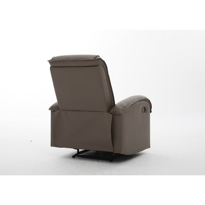 Πολυθρόνα Ανακλινόμενη ArteLibre CELAENO Καφέ PU 80x96x97cm - Hippiehome.gr