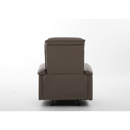 Πολυθρόνα Ανακλινόμενη ArteLibre CELAENO Καφέ PU 80x96x97cm - Hippiehome.gr