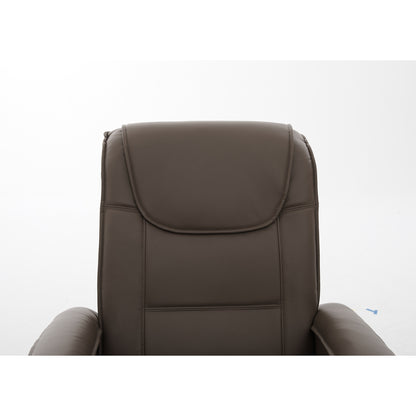 Πολυθρόνα Ανακλινόμενη ArteLibre CELAENO Καφέ PU 80x96x97cm - Hippiehome.gr