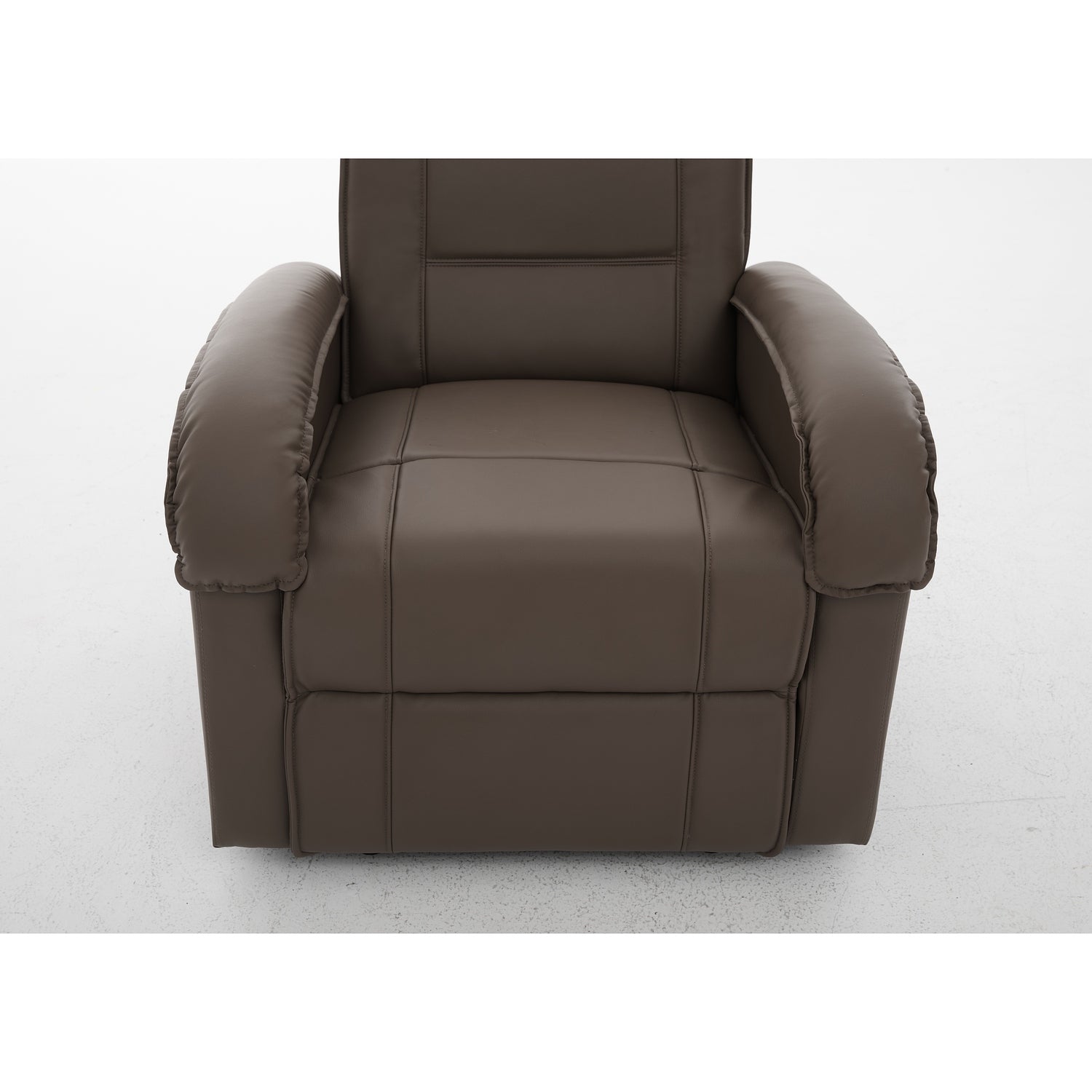 Πολυθρόνα Ανακλινόμενη ArteLibre CELAENO Καφέ PU 80x96x97cm - Hippiehome.gr