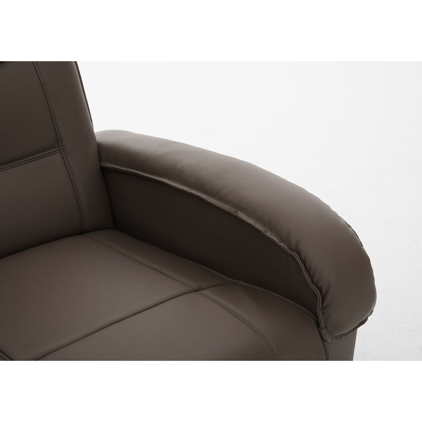 Πολυθρόνα Ανακλινόμενη ArteLibre CELAENO Καφέ PU 80x96x97cm - Hippiehome.gr