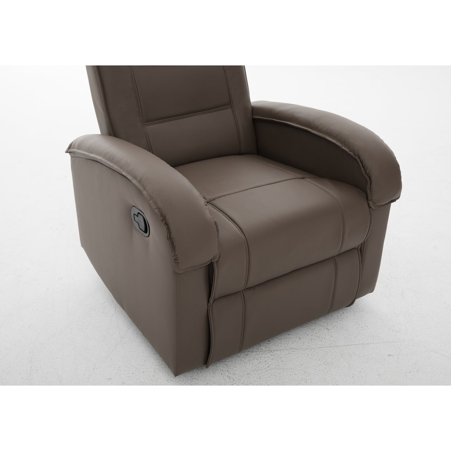 Πολυθρόνα Ανακλινόμενη ArteLibre CELAENO Καφέ PU 80x96x97cm - Hippiehome.gr