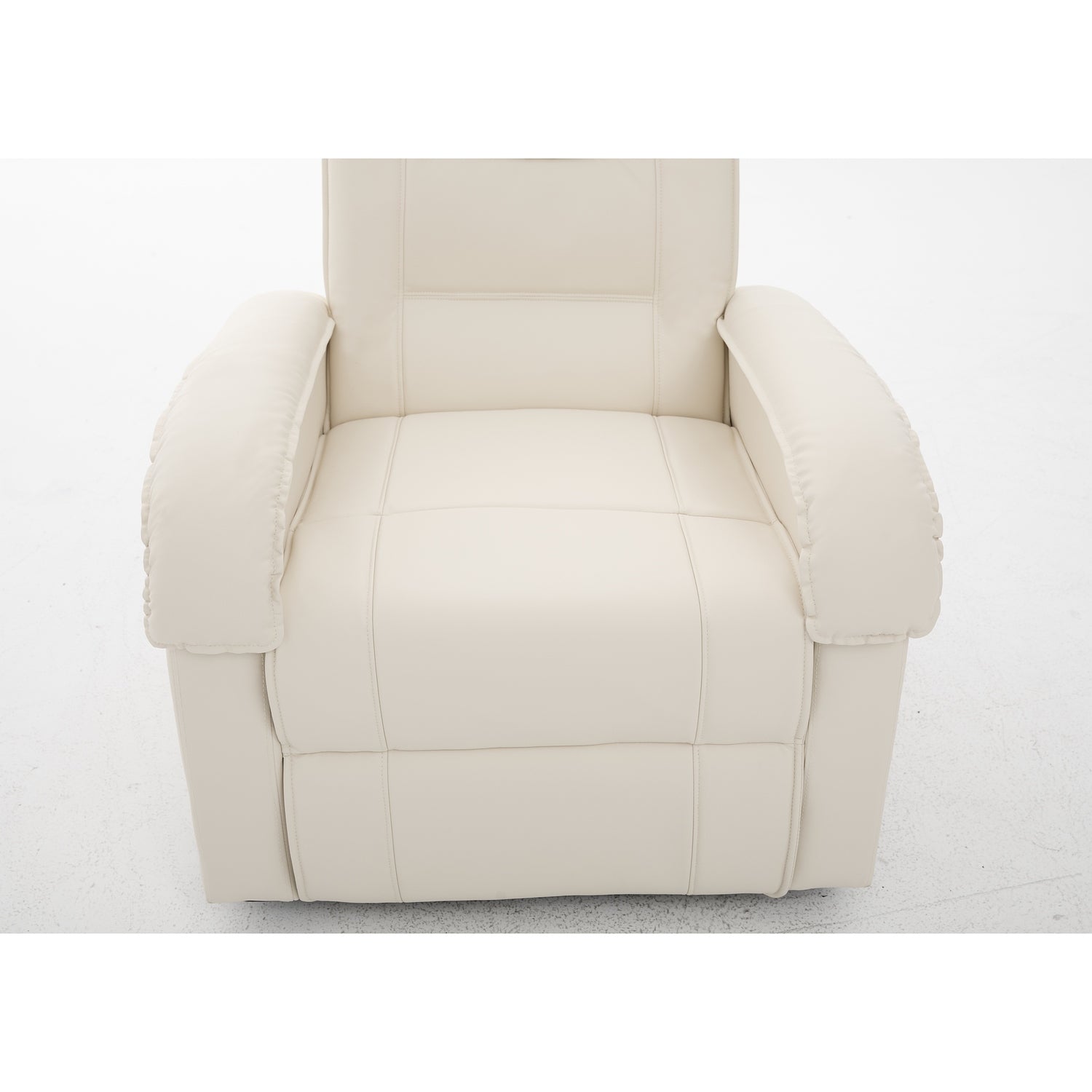 Πολυθρόνα Ανακλινόμενη ArteLibre CELAENO Εκρού PU 80x96x97cm - Hippiehome.gr
