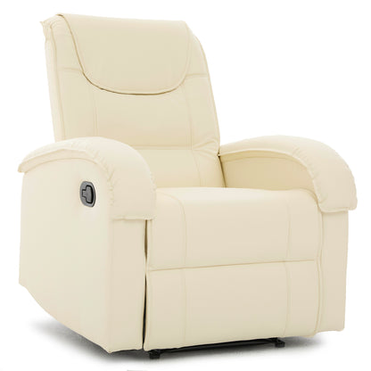 Πολυθρόνα Ανακλινόμενη ArteLibre CELAENO Εκρού PU 80x96x97cm - Hippiehome.gr