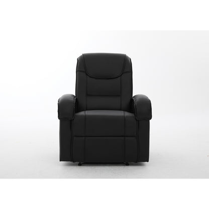 Πολυθρόνα Ανακλινόμενη ArteLibre CELAENO Μαύρο PU 80x96x97cm - Hippiehome.gr