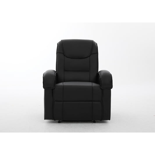 Πολυθρόνα Ανακλινόμενη ArteLibre CELAENO Μαύρο PU 80x96x97cm - Hippiehome.gr