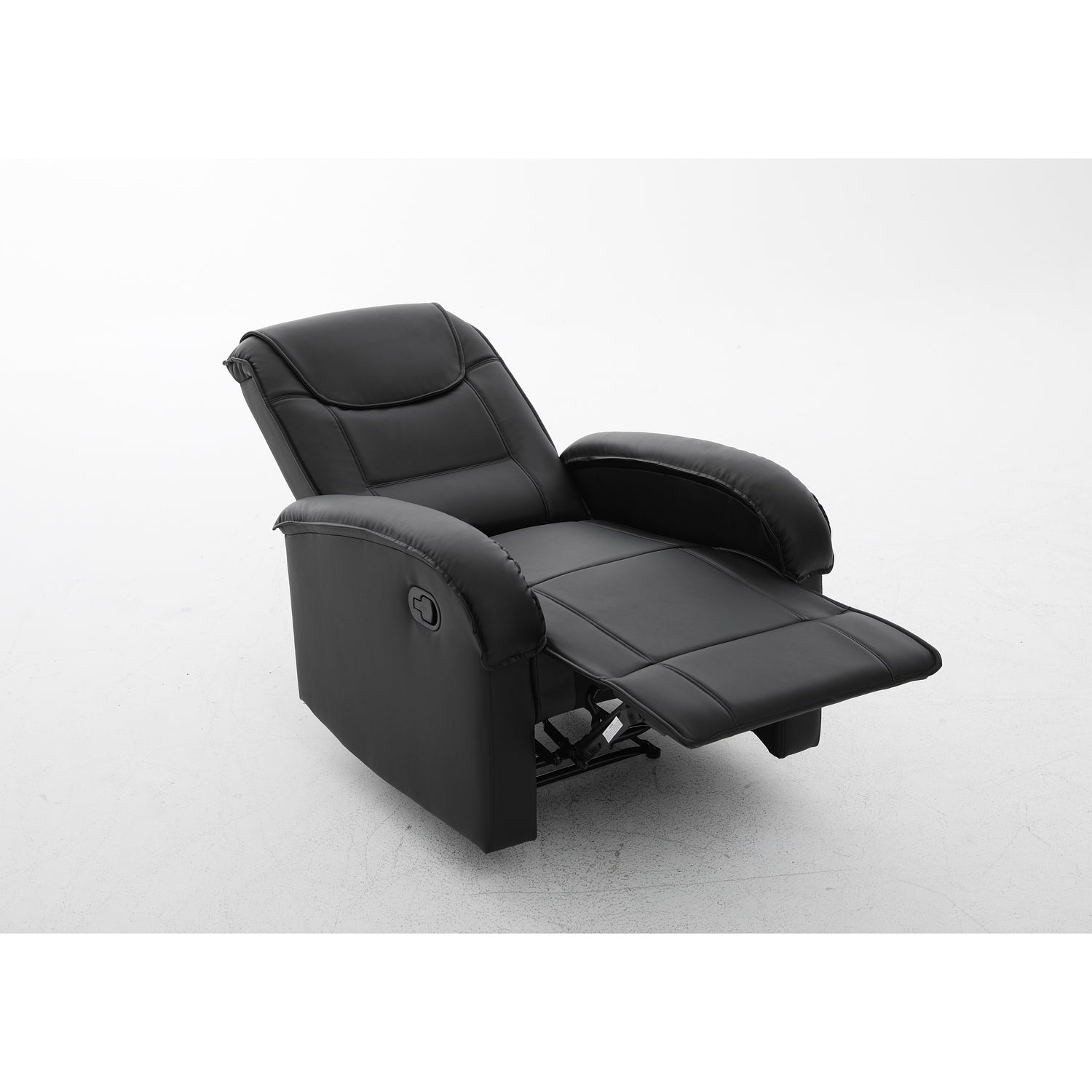 Πολυθρόνα Ανακλινόμενη ArteLibre CELAENO Μαύρο PU 80x96x97cm - Hippiehome.gr
