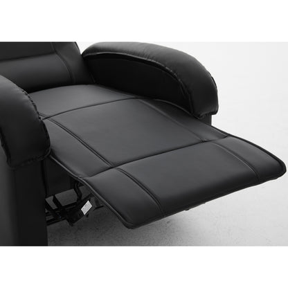 Πολυθρόνα Ανακλινόμενη ArteLibre CELAENO Μαύρο PU 80x96x97cm - Hippiehome.gr