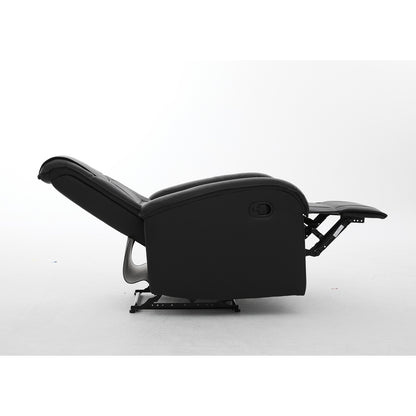 Πολυθρόνα Ανακλινόμενη ArteLibre CELAENO Μαύρο PU 80x96x97cm - Hippiehome.gr