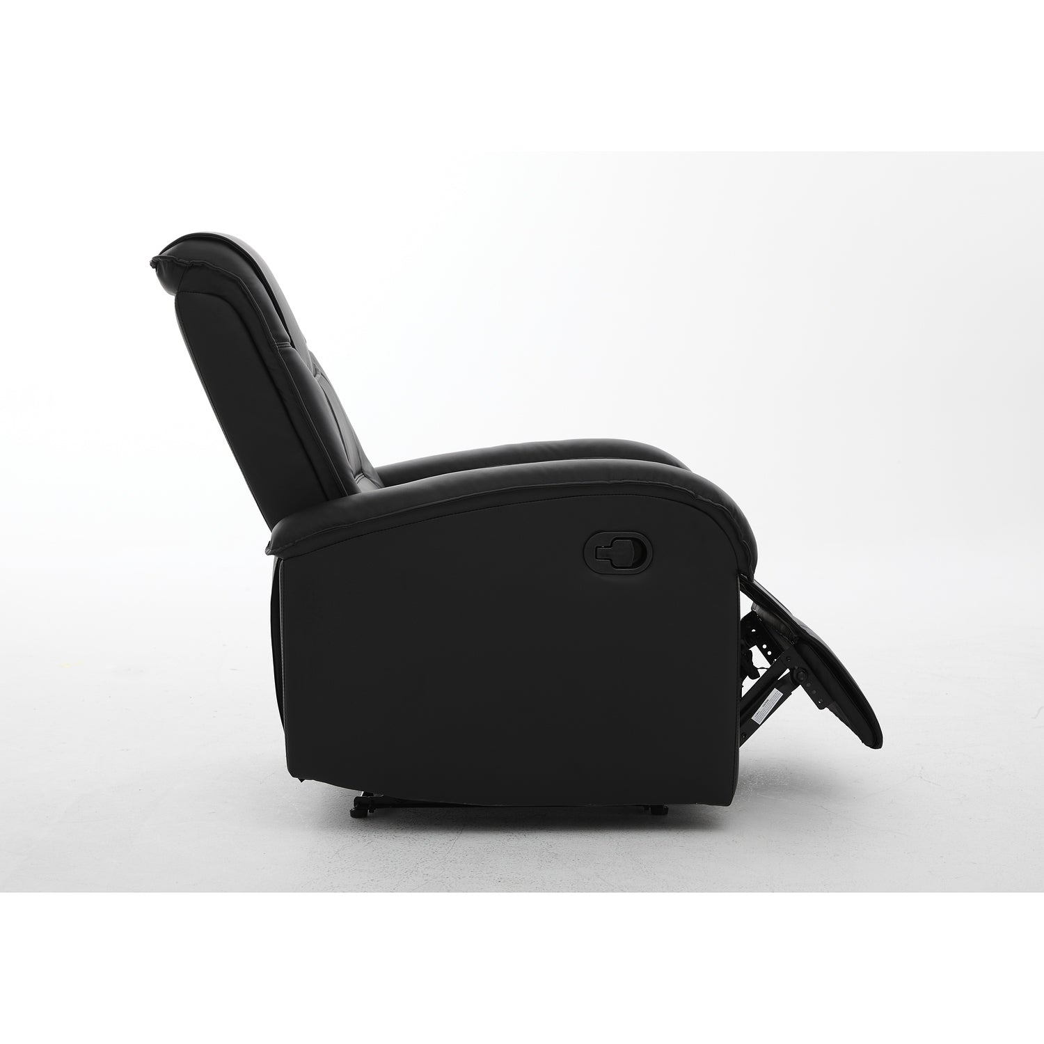 Πολυθρόνα Ανακλινόμενη ArteLibre CELAENO Μαύρο PU 80x96x97cm - Hippiehome.gr