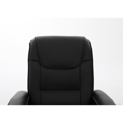 Πολυθρόνα Ανακλινόμενη ArteLibre CELAENO Μαύρο PU 80x96x97cm - Hippiehome.gr