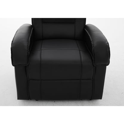 Πολυθρόνα Ανακλινόμενη ArteLibre CELAENO Μαύρο PU 80x96x97cm - Hippiehome.gr