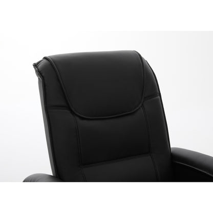 Πολυθρόνα Ανακλινόμενη ArteLibre CELAENO Μαύρο PU 80x96x97cm - Hippiehome.gr