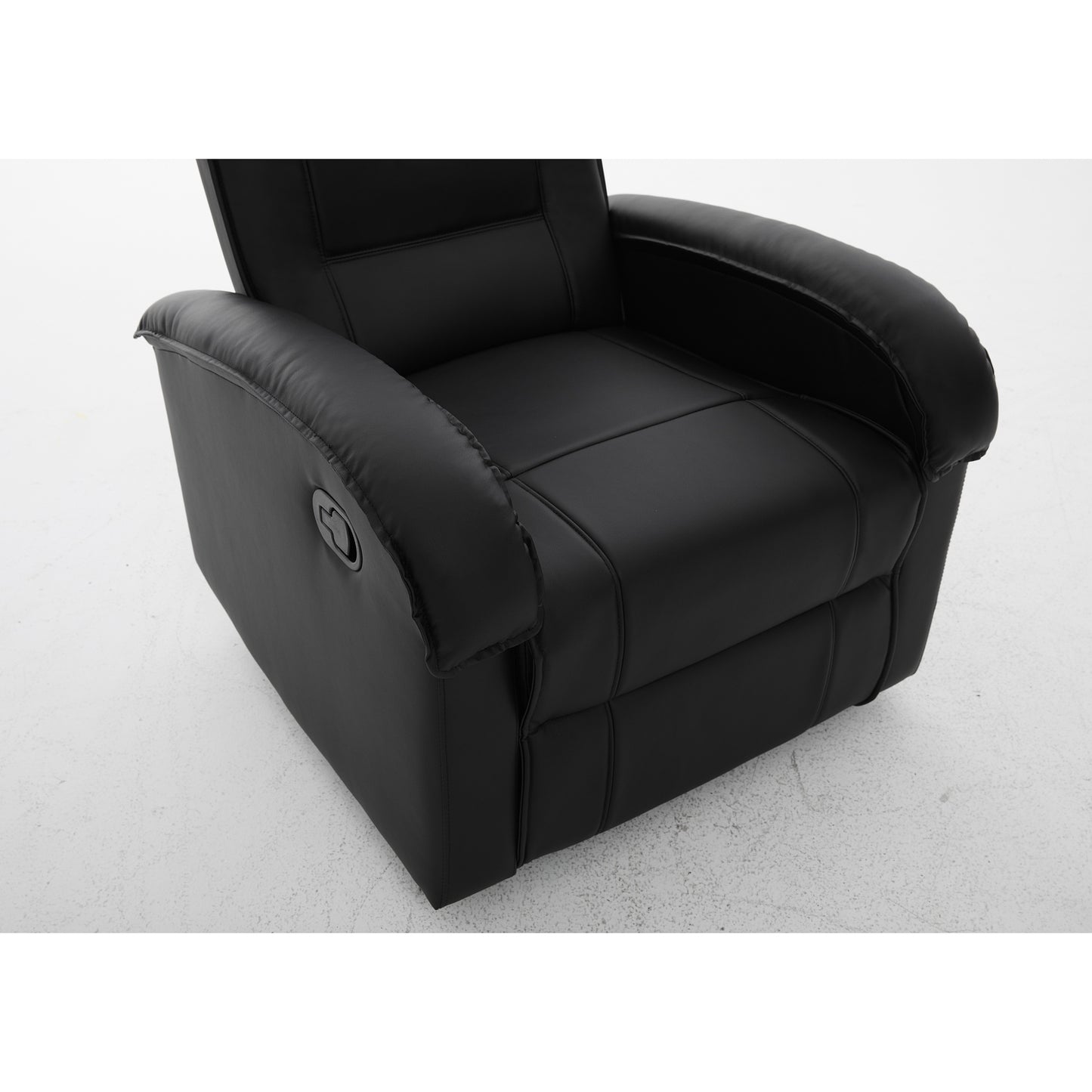 Πολυθρόνα Ανακλινόμενη ArteLibre CELAENO Μαύρο PU 80x96x97cm - Hippiehome.gr