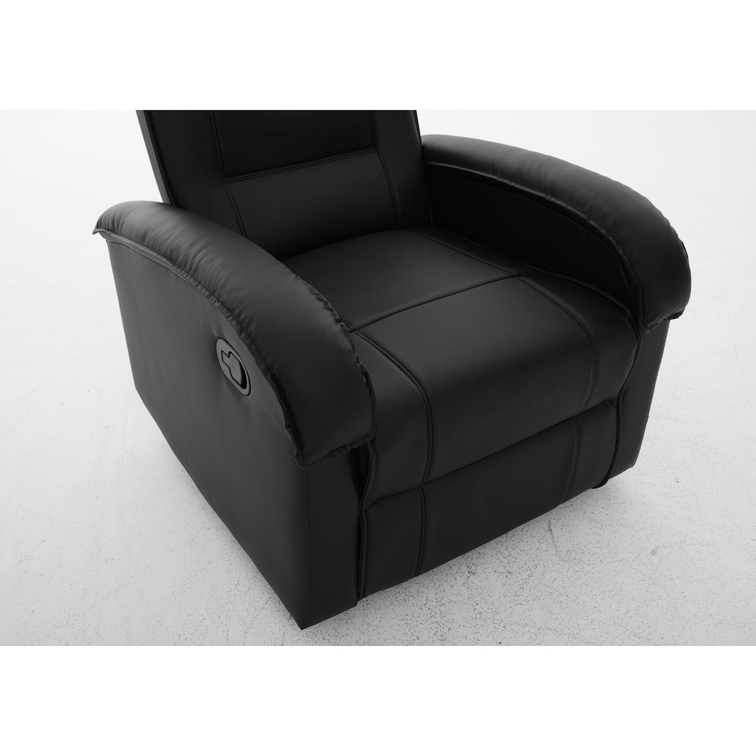 Πολυθρόνα Ανακλινόμενη ArteLibre CELAENO Μαύρο PU 80x96x97cm - Hippiehome.gr