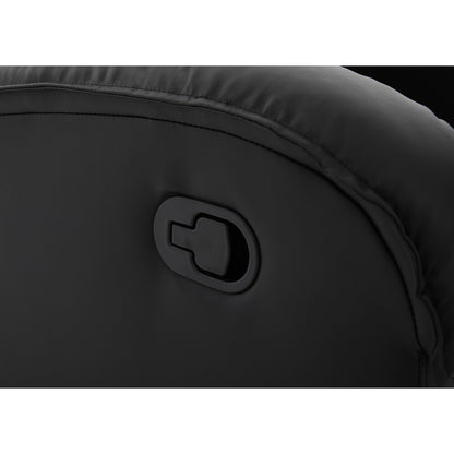 Πολυθρόνα Ανακλινόμενη ArteLibre CELAENO Μαύρο PU 80x96x97cm - Hippiehome.gr