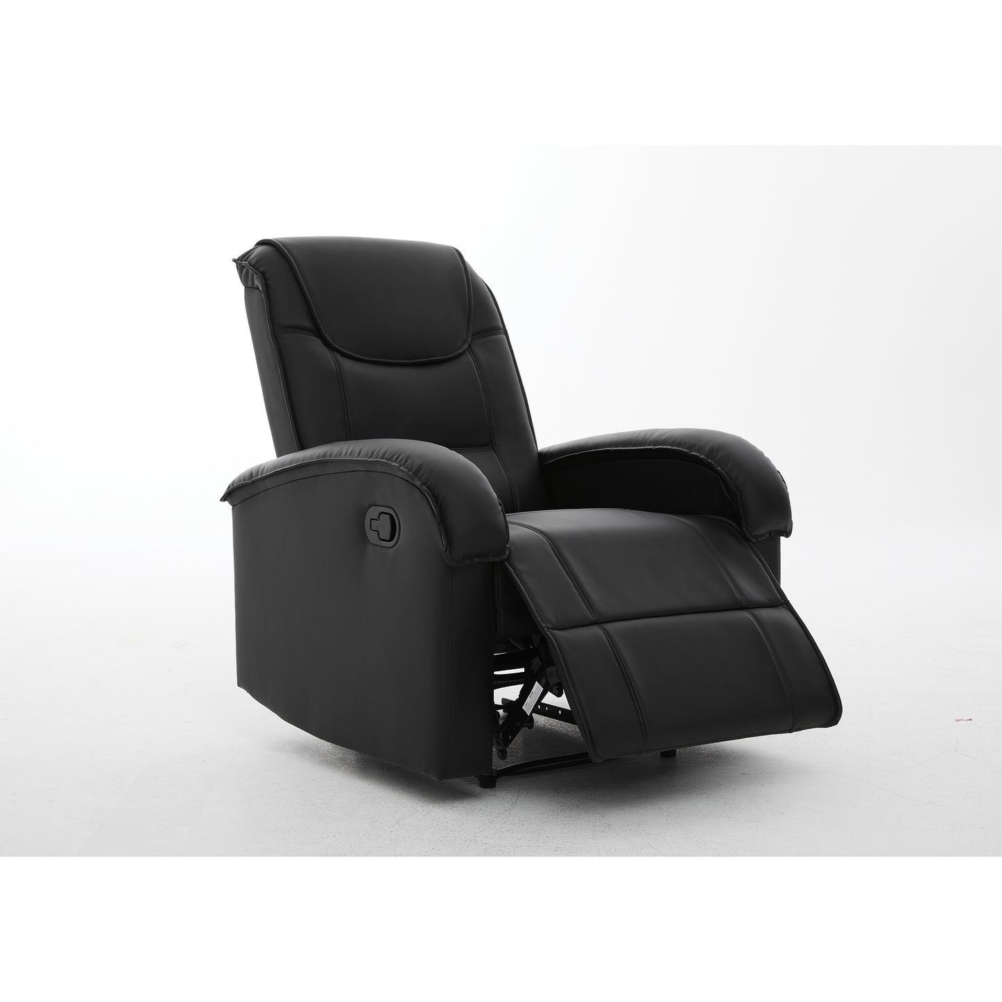 Πολυθρόνα Ανακλινόμενη ArteLibre CELAENO Μαύρο PU 80x96x97cm - Hippiehome.gr