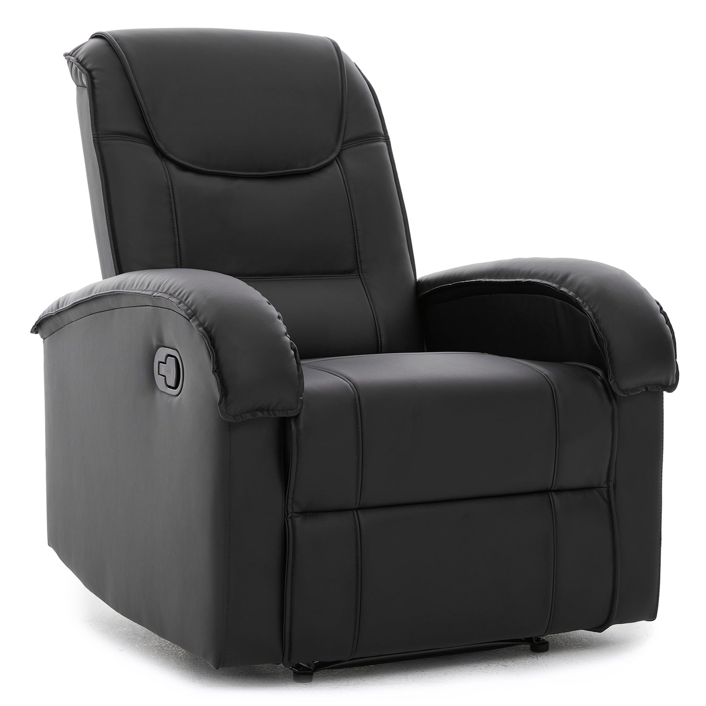 Πολυθρόνα Ανακλινόμενη ArteLibre CELAENO Μαύρο PU 80x96x97cm - Hippiehome.gr