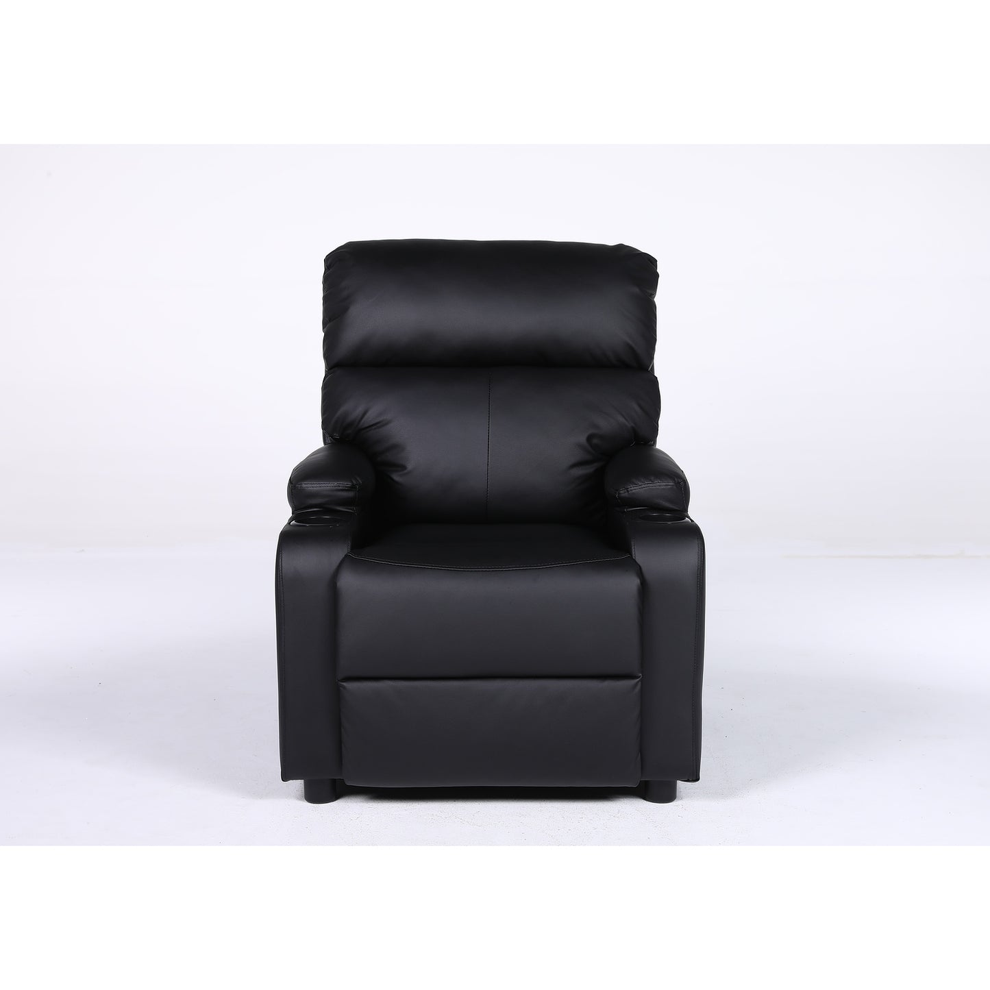 Πολυθρόνα Ανακλινόμενη ArteLibre RANA Μαύρο PU 80x95x103cm - Hippiehome.gr