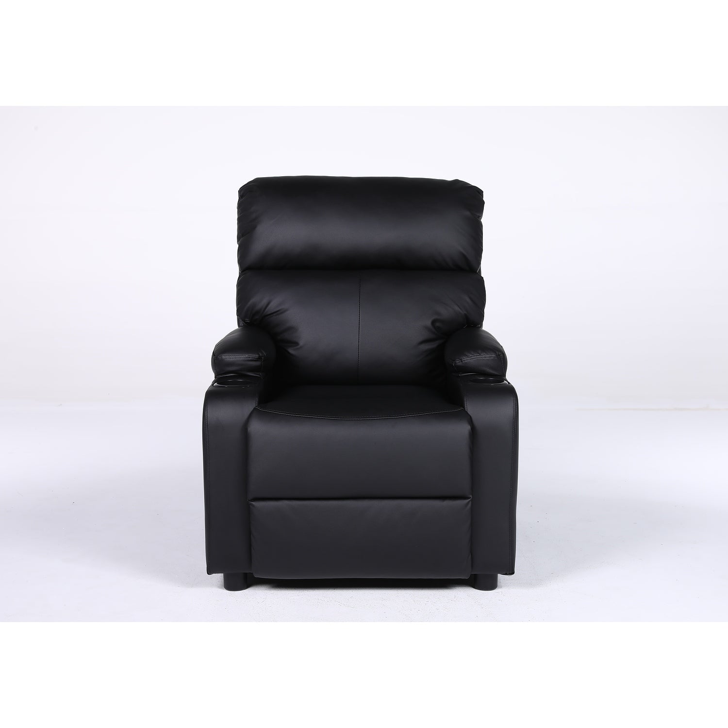 Πολυθρόνα Ανακλινόμενη ArteLibre RANA Μαύρο PU 80x95x103cm - Hippiehome.gr