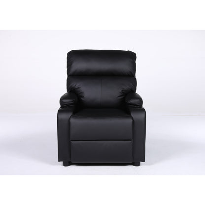 Πολυθρόνα Ανακλινόμενη ArteLibre RANA Μαύρο PU 80x95x103cm - Hippiehome.gr