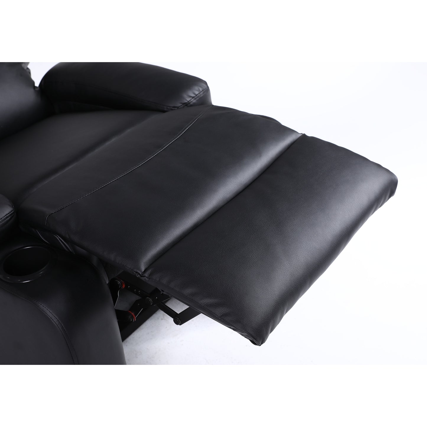 Πολυθρόνα Ανακλινόμενη ArteLibre RANA Μαύρο PU 80x95x103cm - Hippiehome.gr