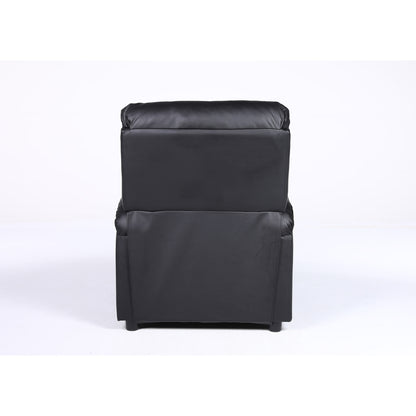 Πολυθρόνα Ανακλινόμενη ArteLibre RANA Μαύρο PU 80x95x103cm - Hippiehome.gr