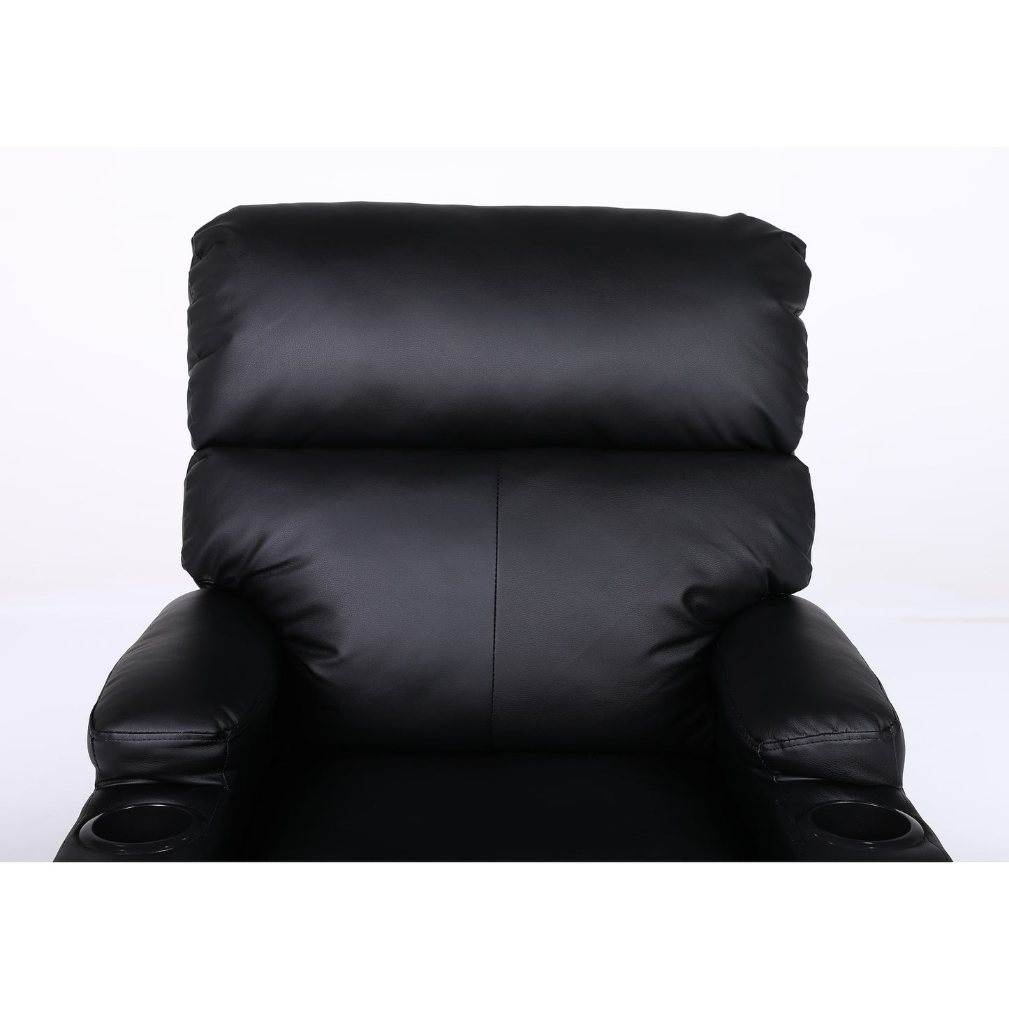 Πολυθρόνα Ανακλινόμενη ArteLibre RANA Μαύρο PU 80x95x103cm - Hippiehome.gr
