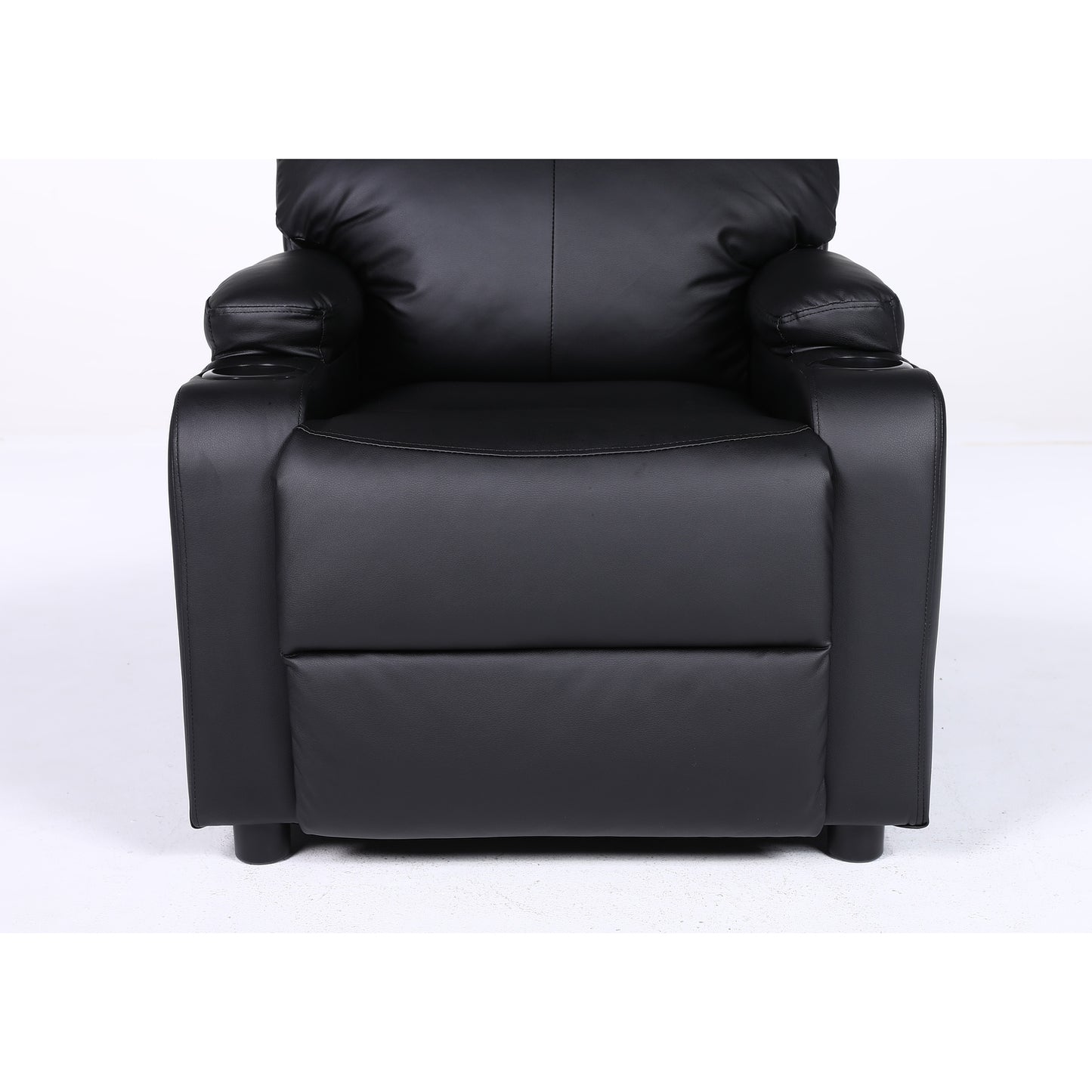 Πολυθρόνα Ανακλινόμενη ArteLibre RANA Μαύρο PU 80x95x103cm - Hippiehome.gr