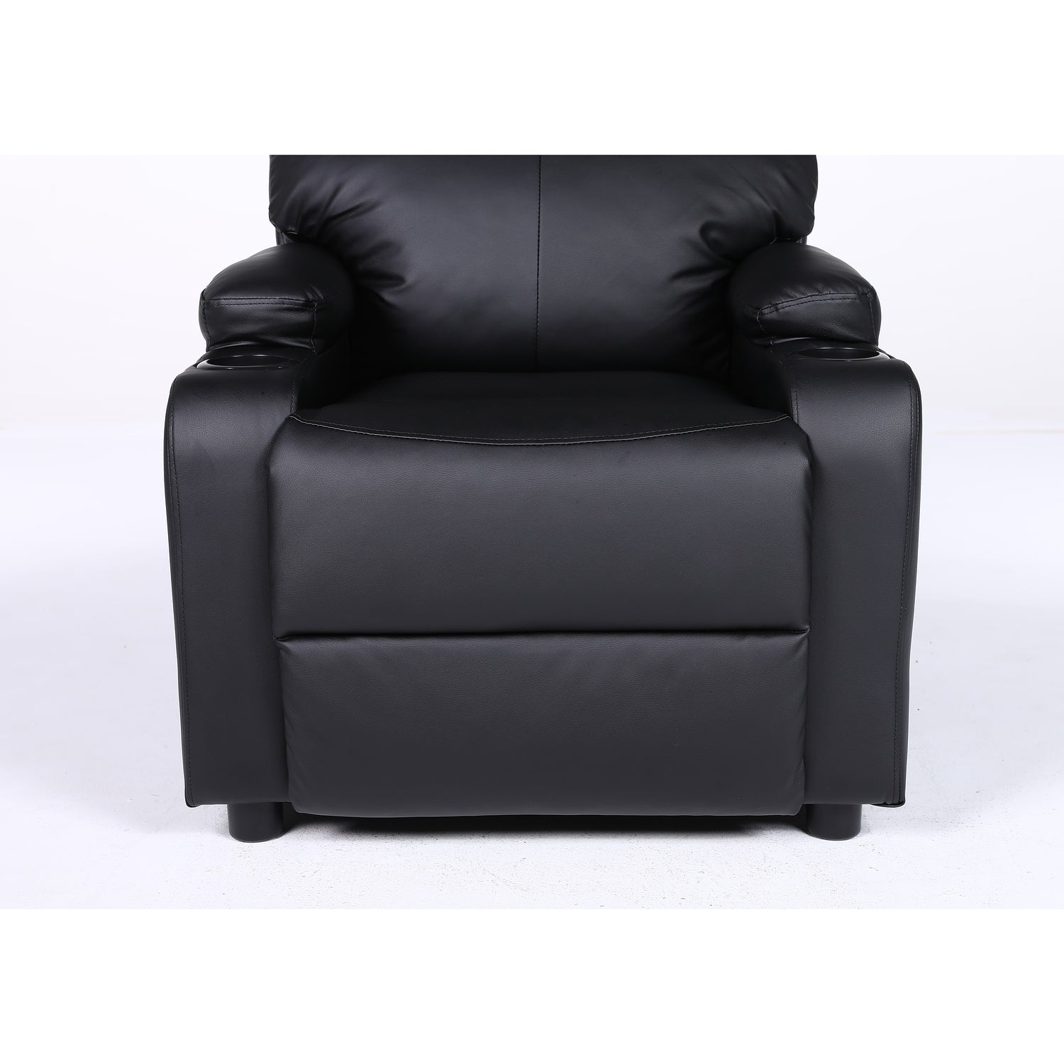 Πολυθρόνα Ανακλινόμενη ArteLibre RANA Μαύρο PU 80x95x103cm - Hippiehome.gr