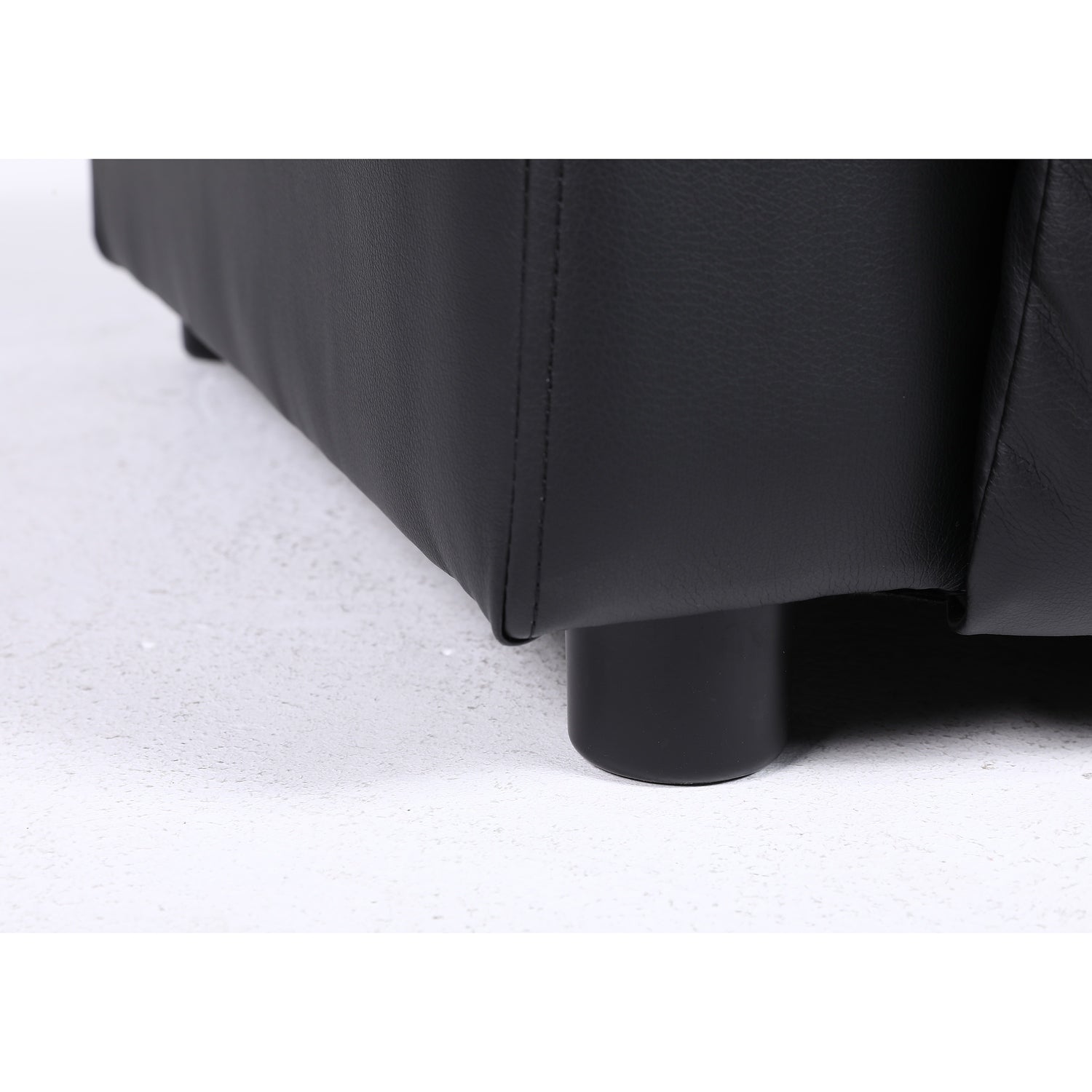 Πολυθρόνα Ανακλινόμενη ArteLibre RANA Μαύρο PU 80x95x103cm - Hippiehome.gr