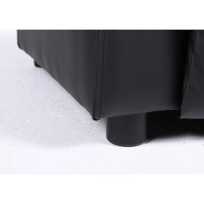 Πολυθρόνα Ανακλινόμενη ArteLibre RANA Μαύρο PU 80x95x103cm - Hippiehome.gr