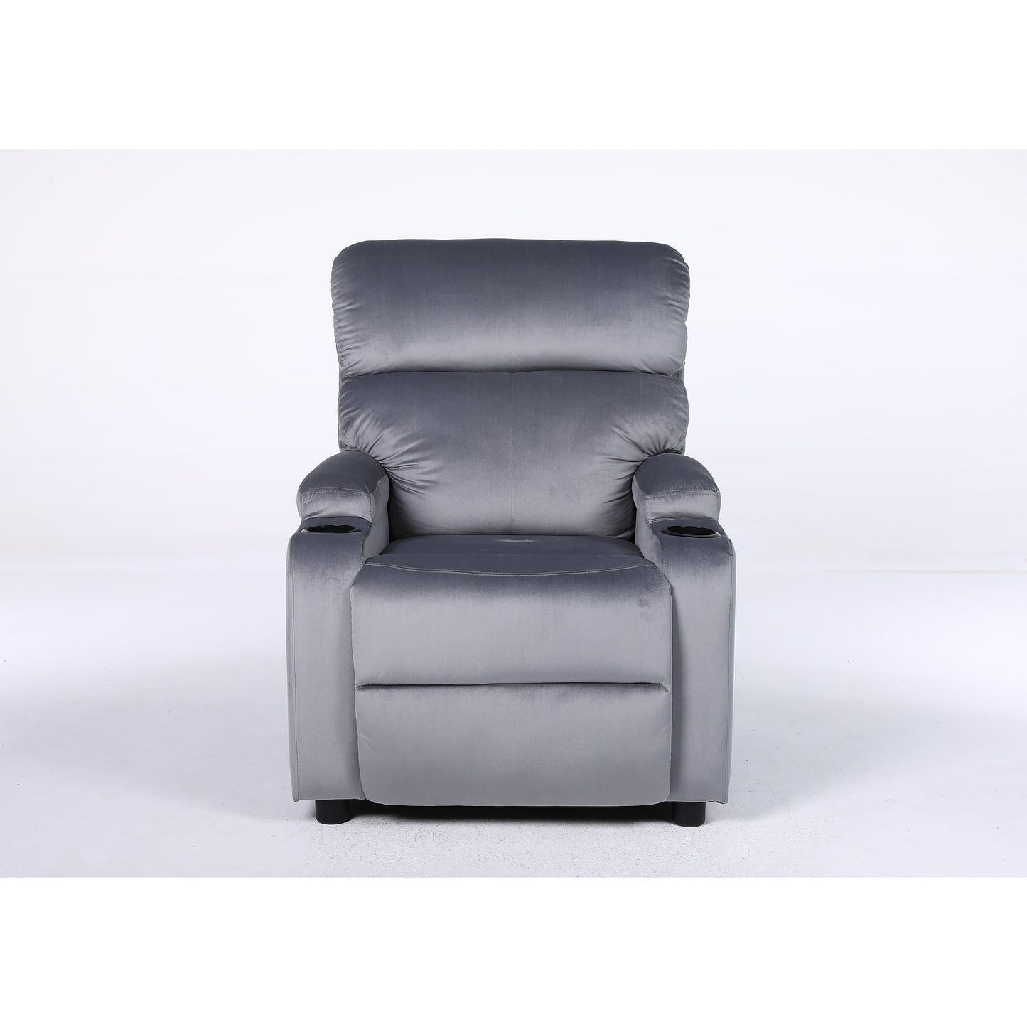 Πολυθρόνα Ανακλινόμενη ArteLibre RANA Γκρι Βελούδο 80x95x103cm - Hippiehome.gr