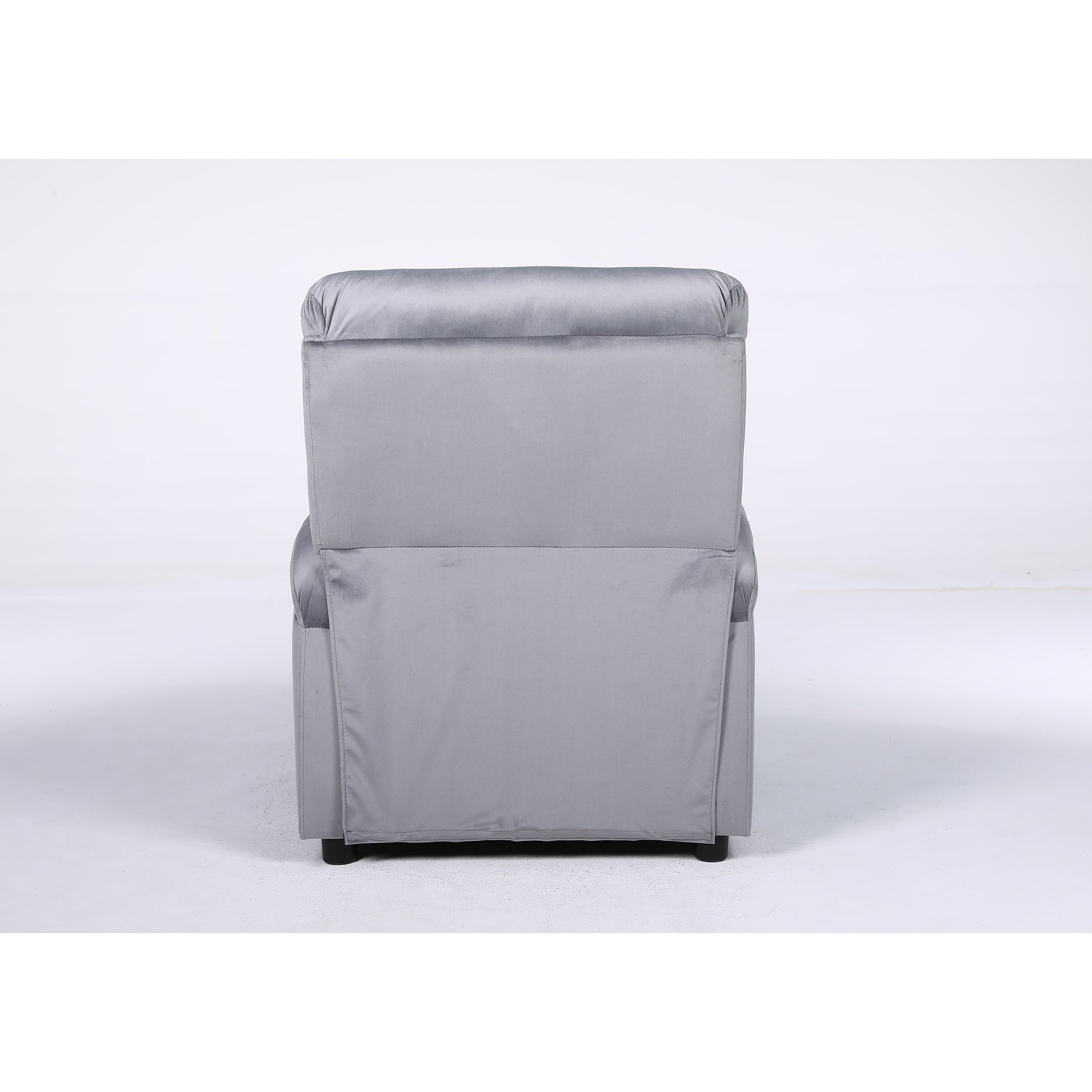 Πολυθρόνα Ανακλινόμενη ArteLibre RANA Γκρι Βελούδο 80x95x103cm - Hippiehome.gr