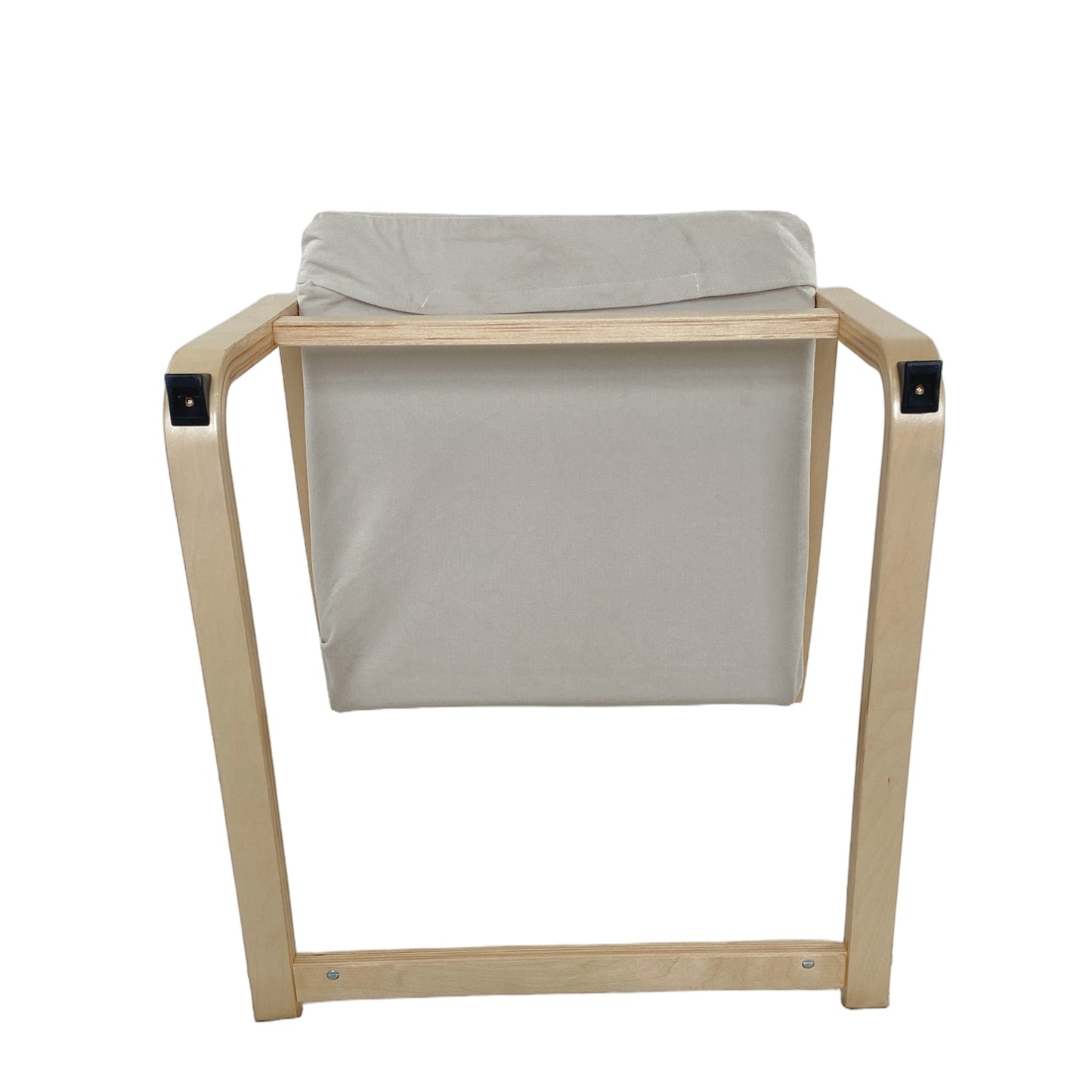 Πολυθρόνα ArteLibre NORDVIK Μπεζ/Φυσικό Ύφασμα/Ξύλο 60x71x105cm - Hippiehome.gr