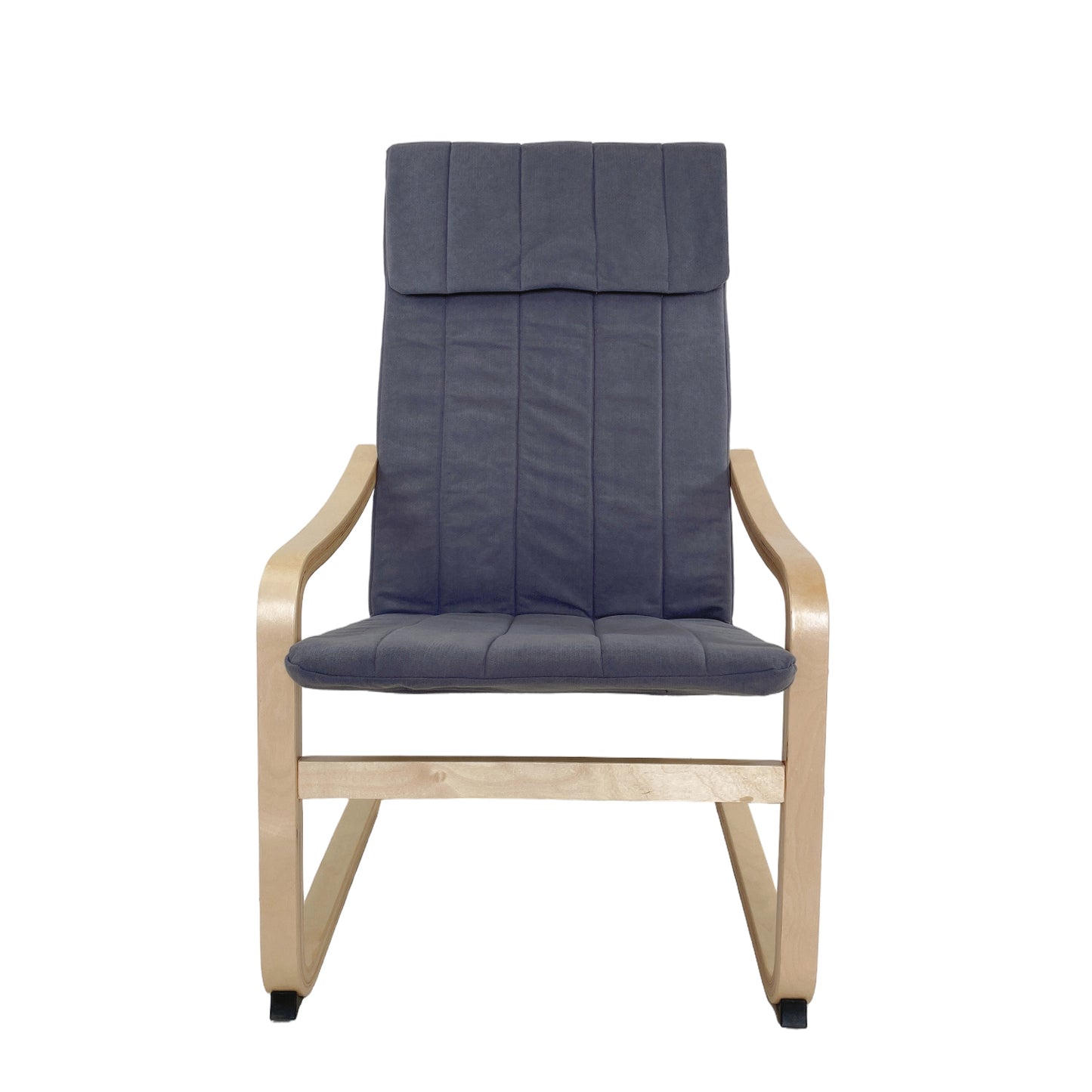 Πολυθρόνα ArteLibre NORDVIK Γκρι/Φυσικό Ύφασμα/Ξύλο 60x71x105cm - Hippiehome.gr