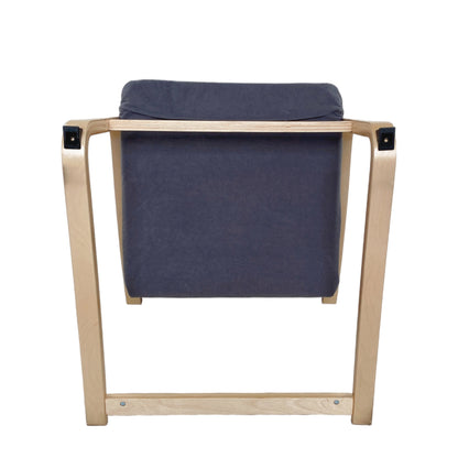 Πολυθρόνα ArteLibre NORDVIK Γκρι/Φυσικό Ύφασμα/Ξύλο 60x71x105cm - Hippiehome.gr